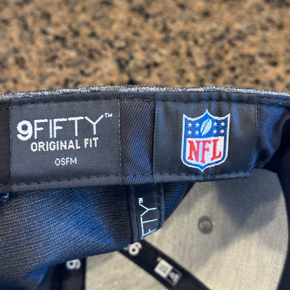 Tennessee Titans New Era 9FIFTY Snapback Hat Cap Blue Gray NFL - Picture 7 of 8